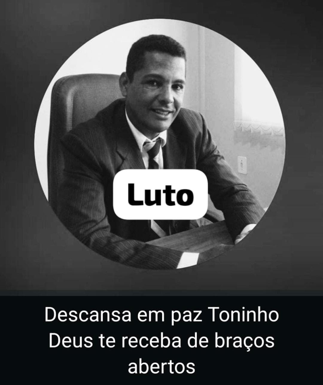 Luto - Nota de Pesar - Sr. Antônio Francisco