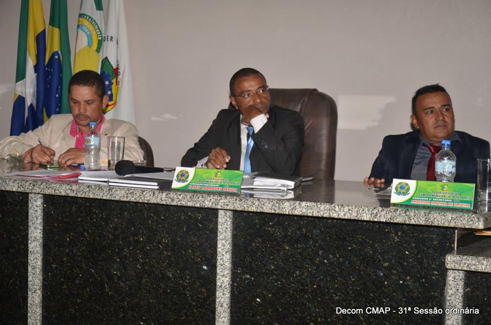 31ª Sessão Ordinária da Câmara Municipal de Alto Paraíso/RO